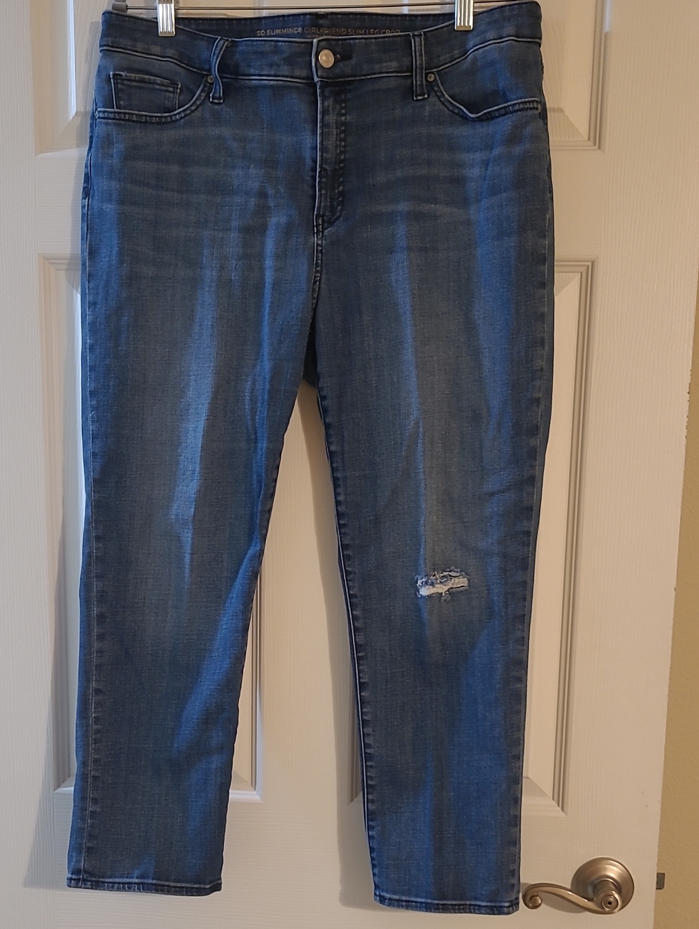 Chico's Classic Blue Women’s Cropped Jeans - Slim Fit
